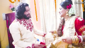 Thief Fucks Newlywed Desi Bride In Front Of Cuckold Husband Threesome