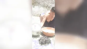 Stepbrother Spying On Stepsister Bathing In Open Bathroom Part Two