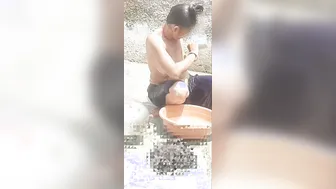 Stepbrother Spying On Stepsister Bathing In Open Bathroom Part Two