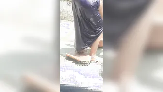 Stepbrother Spying On Stepsister Bathing In Open Bathroom Part Two