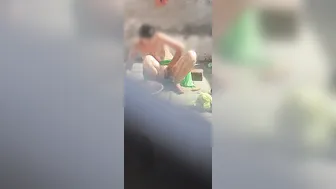 Desi Stepbrother Catches Older Stepsister Bathing In Open Bathroom