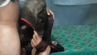 Desi Bhabhi Big Tits Pressed Hard While She Sucks Cock Deep In Mouth