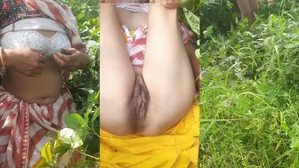 Indian Bhabhi Shows Off Nipples To Brother-In-Law On Farm Outdoors