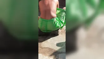 Indian Stepsister Caught Bathing In Open Desi Bathroom