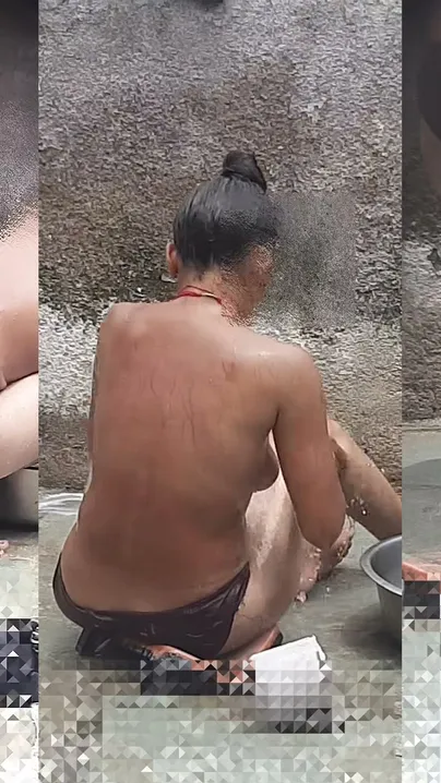 Desi Homemade Bathroom Sex In Village Setting With Stepsister
