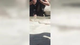 Indian Village Sister In Law Shaves Pussy Hair In Open Bathroom Showing