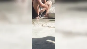 Indian Village Sister In Law Shaves Pussy Hair In Open Bathroom Showing