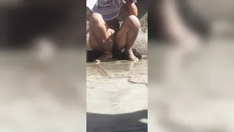 Indian Village Sister In Law Shaves Pussy Hair In Open Bathroom Showing