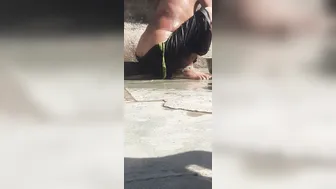 Indian Village Sister In Law Shaves Pussy Hair In Open Bathroom Showing