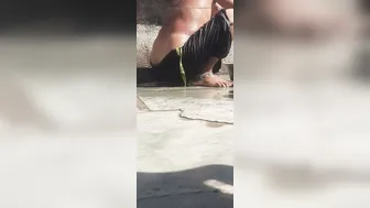 Indian Village Sister In Law Shaves Pussy Hair In Open Bathroom Showing