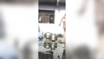 Indian Stepsister Bathing In Bathroom While Stepbrother Spies Part Three