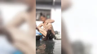 Indian Stepsister Bathing In Bathroom While Stepbrother Spies Part Three