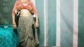 Desi Stepbrother Pounds Stepsister's Tight Pussy On Their Parents' Bed