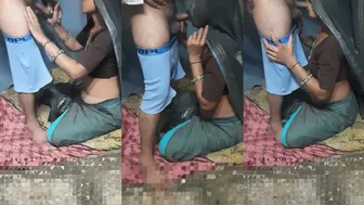 Desi Stepsister Sucks Stepbrother's Cock All Night In Parents' Bedroom