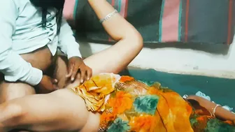 Desi Bhabhi Gets Saree Lifted And Hardcore Fucked By Husband Rough Sex