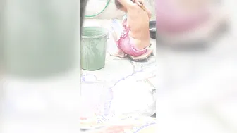 Indian Stepbrother Catches Stepsister Bathing Naked By The Village Pump