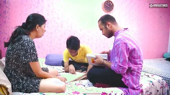 Desi Stepmom Teaches Stepson How To Fuck In Threesome With His Teacher