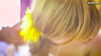 Two Desi Guys Take Turns Pounding Tight Foreign Girl In Hotel Threesome