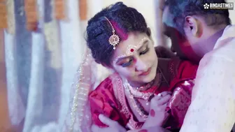 Desi Bride's First Wedding Night With Husband Ends In Hardcore Fucking