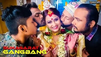Bengali Bride's First Wedding Night With Four Husbands In Gangbang