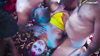 Bengali Bride's First Wedding Night With Four Husbands In Gangbang