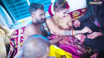 Bengali Bride's First Wedding Night With Four Husbands In Gangbang