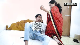 Indian Stepmother Craves Her Stepson's Big Dick And Teaches Him To Fuck