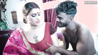 Indian Stepmom Sucks Her Stepson's Big Cock And Takes It Deep In Her Ass