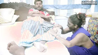 Two Brothers Share Cleaning Lady Chameli In Wild Threesome Fucking Session