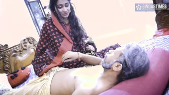 Desi Father-In-Law Massaging Daughter-In-Law's Back Then Fucking Her Hard