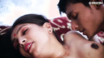 Indian Horny Stepmother Wants Stepson's Cock Watching Porn Together