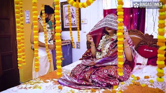 Indian Newlywed Bride Losing Virginity To Husband On Their Wedding Night