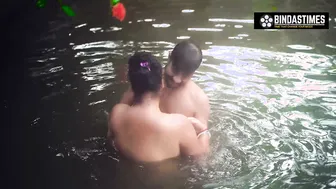 Indian Washerwoman Bhabhi Pushed Into Water And Fucked By Him Outdoors