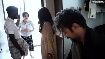 Indian Pornstars Fight Backstage Then Fuck Cameraman Together