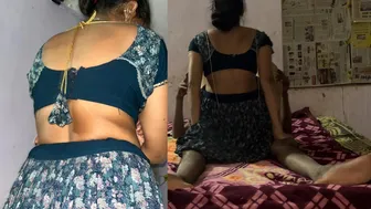 Indian Girlfriend In Tight Traditional Skirt Fucked Hard At Home