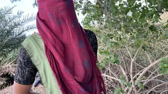 Indian Girlfriend Enjoys Outdoor Sex Under Trees Wearing Salwar Kameez
