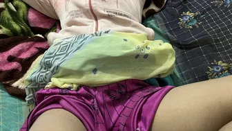 Indian Housewife Ritu Rides Her Husband's Younger Brother On The Bed