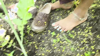 Indian Mother-In-Law Fucked Outdoors In Fields By Her Son-In-Law