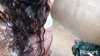 Indian Bhabhi Caught Naked In The Bathroom By Her Horny Neighbor