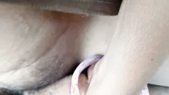 Desi Bhabhi Cutting Grass Gets Pissed On And Milked Outdoors