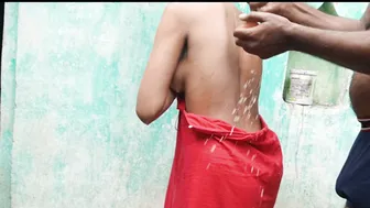 Indian Bhabhi Bathing Naked Caught On Hidden Camera By Her Devar