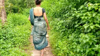 Indian Brother In Law Drags His Wife's Sister To The Woods To Fuck