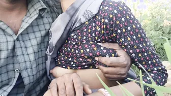 Desi Sister In Law Gets Her Tits Groped While Fetching Cattle Feed