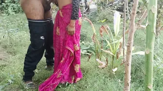 Desi Couple Sneaks Into The Jungle For A Risky Outdoor Fuck Session