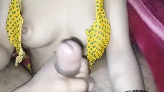Desi Bhabhi Gets Fed Thick Cream By Her Horny Brother In Law At Night