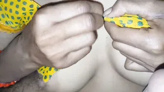 Desi Bhabhi Gets Fed Thick Cream By Her Horny Brother In Law At Night