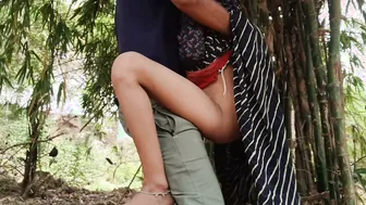 Desi Brother In Law Takes Bhabhi To The Woods And Kisses Her Roughly