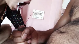 Desi Stepsister Swallows His Cum In Mouth Amateur Blowjob Finish