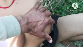 Mature Desi Woman Riding Him Rough In The Tall Sugarcane Field Today