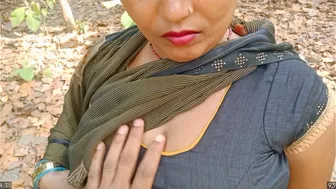 Desi Village Stepmom Fucking Her Stepson Deep In The Forest Today